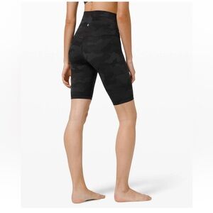 Lululemon Align Short 10" Heritage 365 Camo Deep Coal Multi Size 14